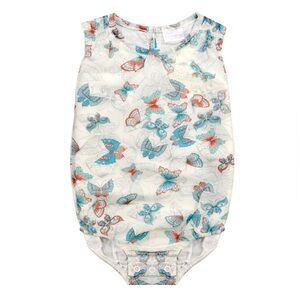 Kardashian Kids Butterfly Print Baby Onesie Size: 6m
